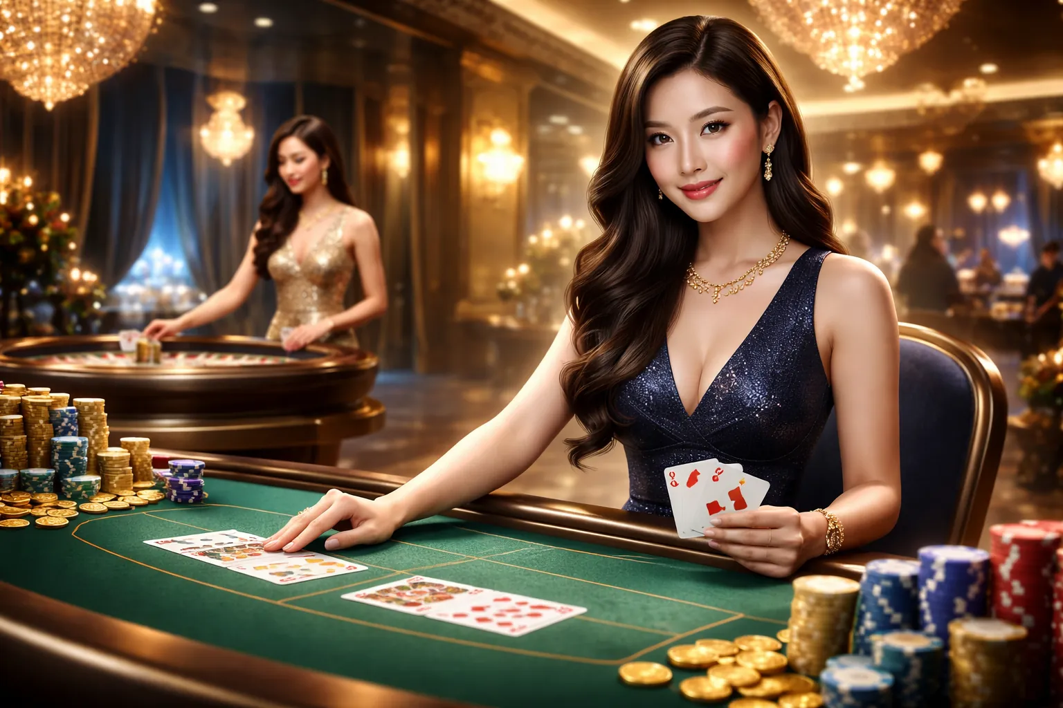 Bàn chơi Baccarat trực tuyến tại Bongda88